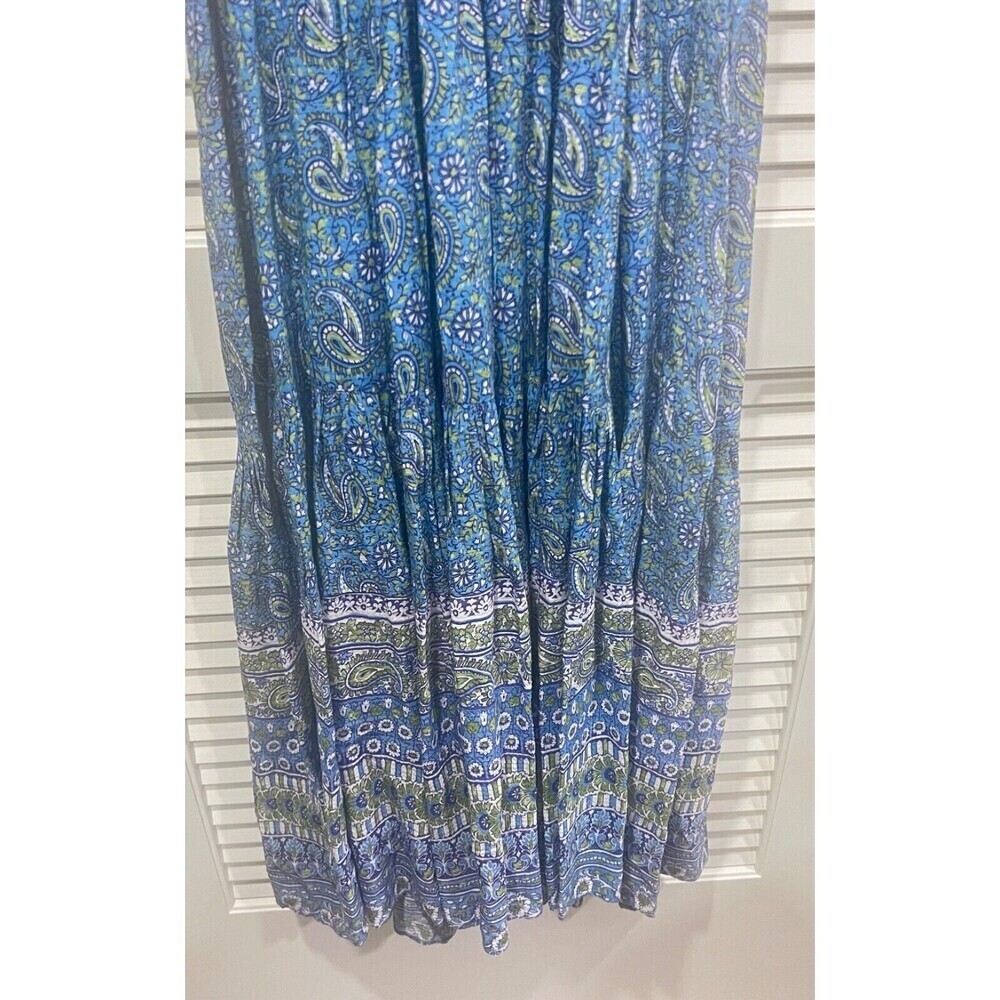 Veronica Beard Windansea Paisley Maxi Dress Blue Electric Multi Size XS NWT - Picture 11 of 13